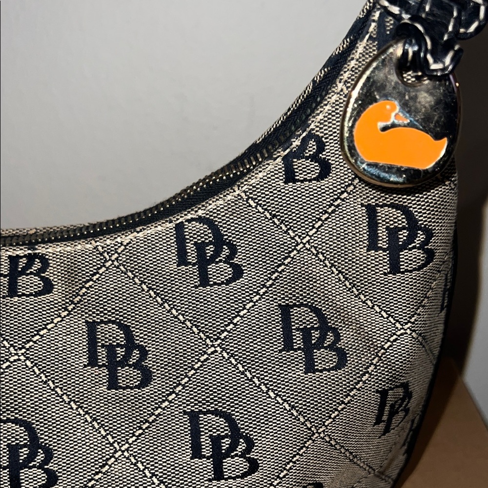 Dooney & Bourke Black and Tan Mini Bag